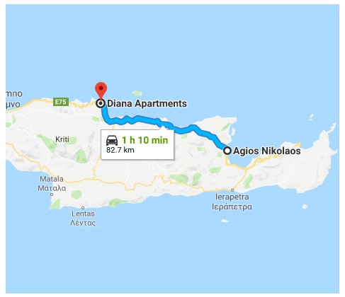Άγιος Νικόλαος - Διαμερίσματα Diana Αγία Πελαγία Κρήτη