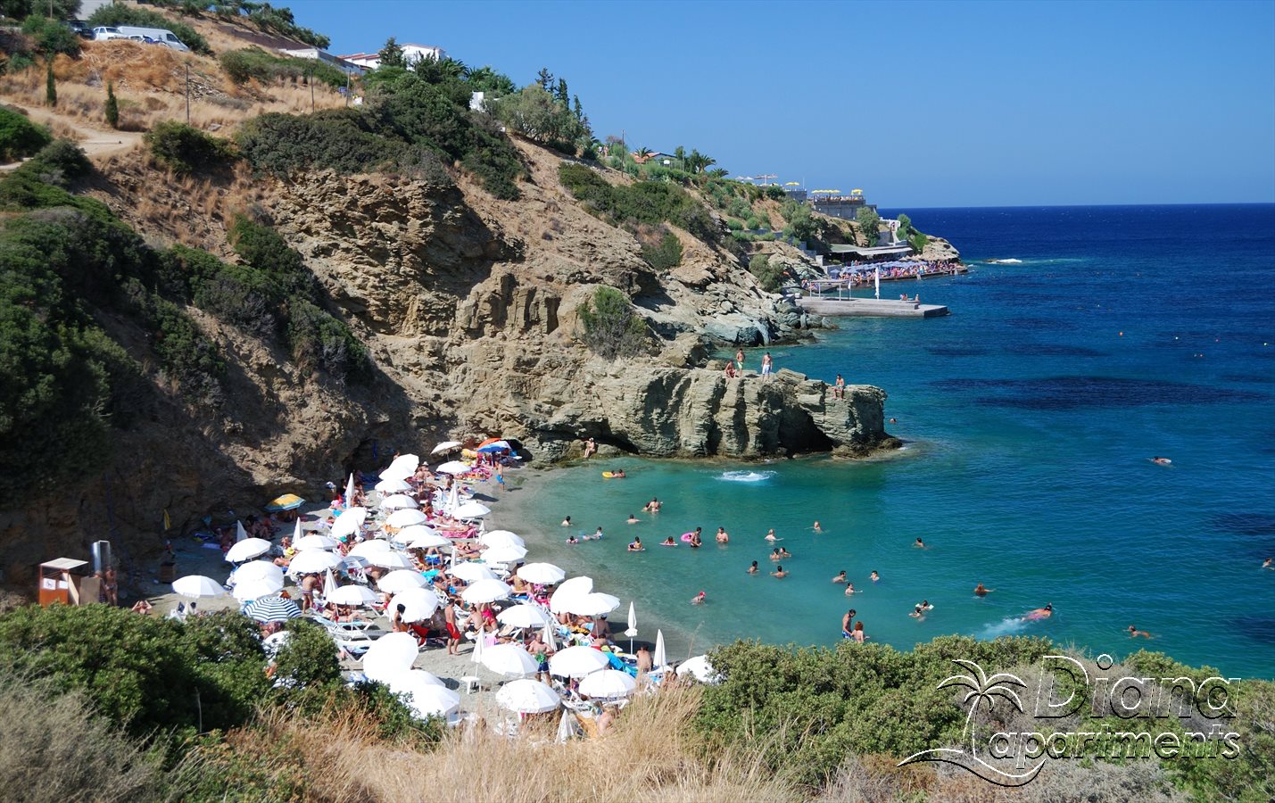 Psaromoura beach near Agia Pelagia Heraklion